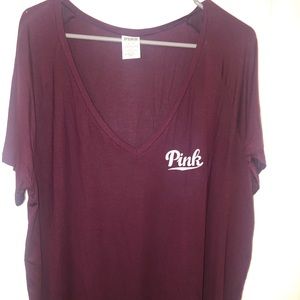 PINK slub tee